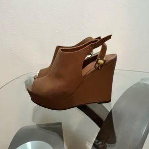 New BP Leather Wedges Size 7